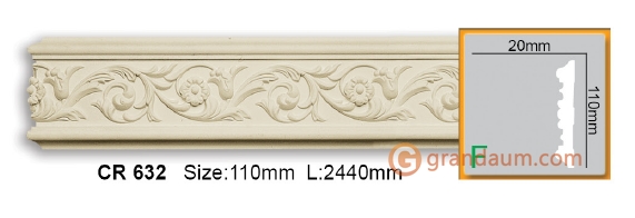 Молдинг гибкий Gaudi Decor CR 632 (2,00м) Flexi