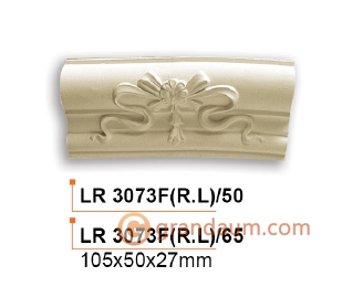 Молдинг радиусный Gaudi Decor LR 3073F(L)/65 вставка фронтальная