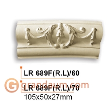 Молдинг радиусный Gaudi Decor LR 689F(L)/60 вставка фронтальная