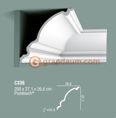 Карниз с гладким профилем Orac Decor C336