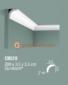 Карниз с гладким профилем Orac Decor CB520N