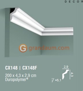 Карниз с гладким профилем Orac Decor CX148