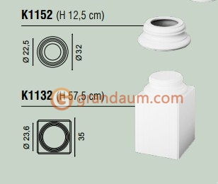 Базы и капители Orac Decor K1132