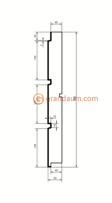 Накладки Prestige decor HC 101-50 панель (2,00м)
