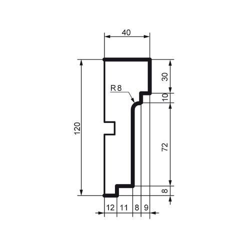 Prestige decor MC 155 без покрытия (2,00м)