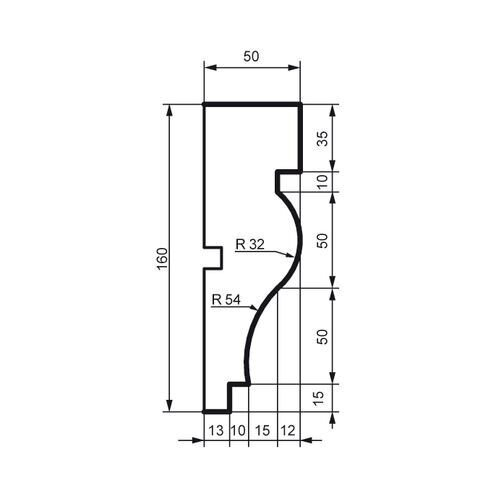 Prestige decor MC 166 без покрытия (2,00м)