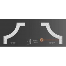 Угловые элементы и вставки Classic home 3-0750-1