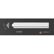 Молдинг с гладким профилем Classic home 4-0403