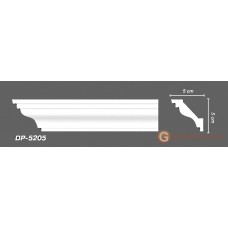 Карниз с гладким профилем Decomaster DP5205