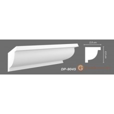 Карниз с гладким профилем Decomaster DP8045