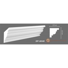 Карниз с гладким профилем Decomaster DP8046