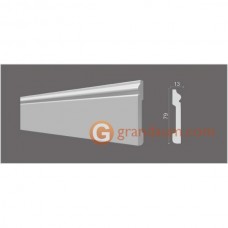 Напольный плинтус с гладким профилем Decor dizayn DD005