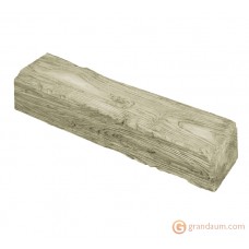 Декоративная балка Decowood Рустик EQ 004 (4м) classic белая 19х17