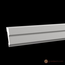 Напольный плинтус с гладким профилем Европласт 1.51.342 (М-342)