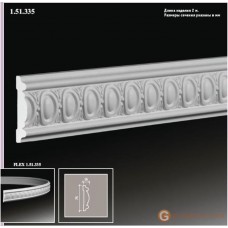 Молдинг гибкий Европласт FLEX 1.51.335 (М-335)