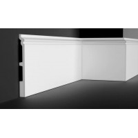 Напольный плинтус с гладким профилем Gaudi decor CR 3248