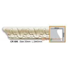 Молдинг гибкий Gaudi Decor CR 686 (2,00м) Flexi