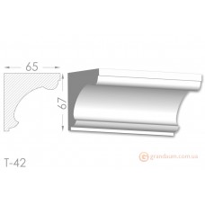 Карниз, молдинг из гипса т-42