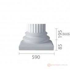 База для гипсовой колонны б-60А (1/2)