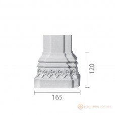 База колонны из гипса б-79 (пилястра)