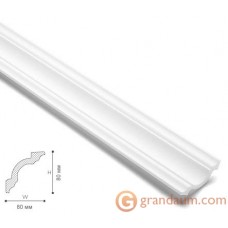 Потолочный плинтус с гладким профилем NMC LX110