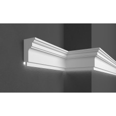 Карниз фасадный для скрытого освещения Prestige decor KC 304LED (2.00м)