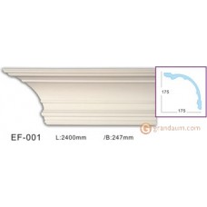 Карниз с гладким профилем Vip decor EF-001