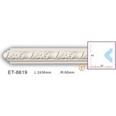 Молдинг с орнаментом Vip decor ET-8619 (VT-619)